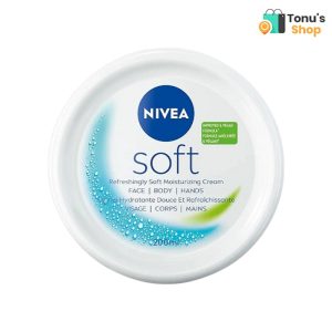 Nivea-Soft Cream Jar (Refreshingly Soft Moisturizing Cream)-200ml.
